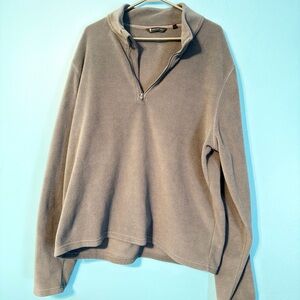 American Tall Gray Quarter-Zip Sweater, Like New Condition